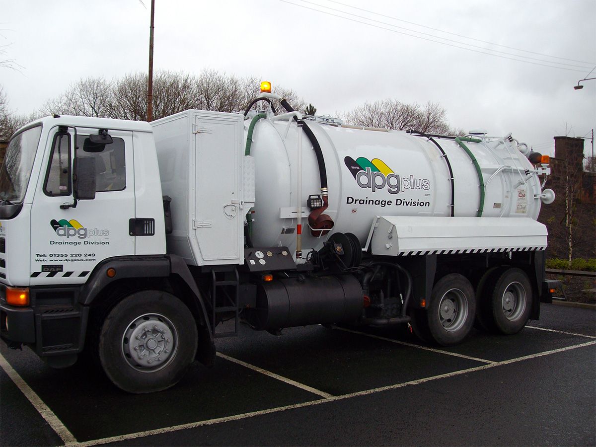 DPG drainage service tanker